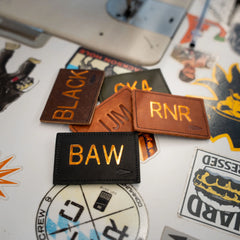 Patch - Custom Leather Monogram